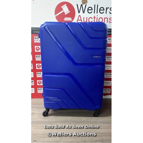 131 - AMERICAN TOURISTER JETDRIVER LARGE 4 WHEEL SPINNER CASE / MINIMAL SIGNS OF USE, NO VISIBLE DAMAGE / ... 