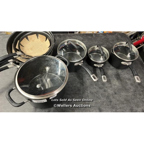 133 - CIRCULON 13PC. HARD ANODIZED COOKWARE SET / SIGNS OF USE / B32