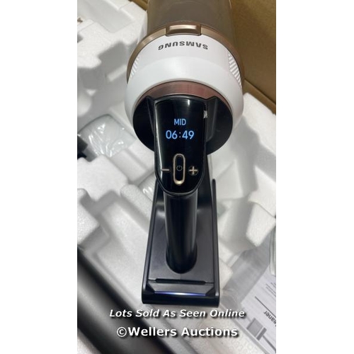 159 - SAMSUNG BESPOKE JET PET VACUUM / POWERS UP / SIGNS OF USE / P1