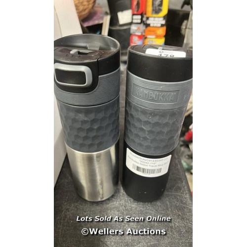 178 - KAMBUKKA 500ML TRAVEL MUG SET / MINIMAL SIGNS OF USE / B26