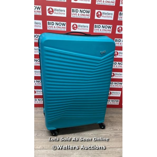 189 - AMERICAN TOURISTER JETDRIVER LARGE 4 WHEEL SPINNER CASE / SIGNS OF USE / COMBINATION UNLOCKED / D26