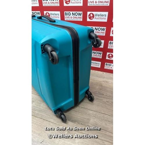 189 - AMERICAN TOURISTER JETDRIVER LARGE 4 WHEEL SPINNER CASE / SIGNS OF USE / COMBINATION UNLOCKED / D26