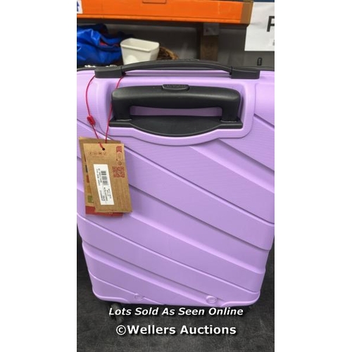 191 - AMERICAN TOURISTER JET DRIVER 55CM CARRY ON HARDSIDE SPINNER CASE / MINIMAL SIGNS OF USE, NO VISIBLE... 