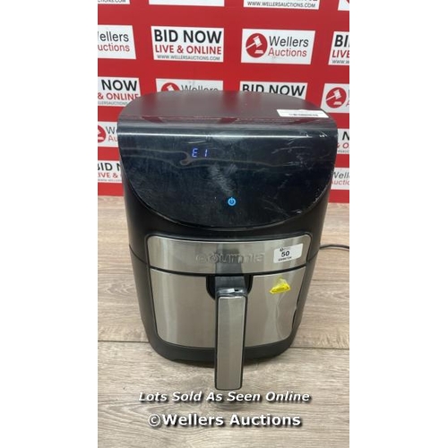 50 - GOURMIA 6.7L DIGITIAL AIR FRYER / POWERS UP / SIGNS OF USE / C31