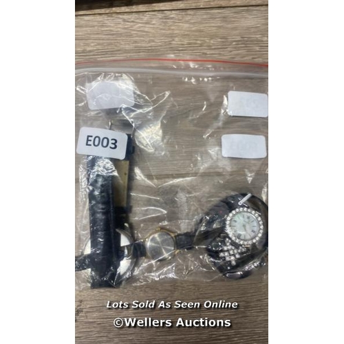 646 - BAG OF X4 WATCHES INC\TIMEX ,TIMECO. / DS [0]