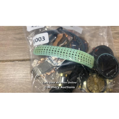 653 - BAG OF X9 WATCHES INC/ X2 GARMIN / DS [0]