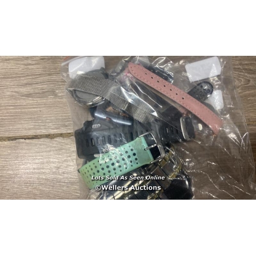 653 - BAG OF X9 WATCHES INC/ X2 GARMIN / DS [0]