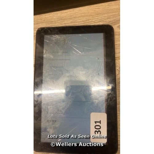 725 - AMAZON KINDLE MODEL P8AT8Z DAMAGED SCREEN / DS [0]