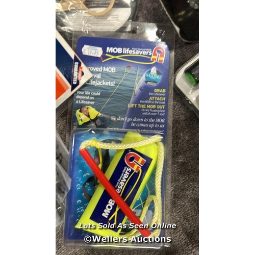 8038 - NEW BOATING ITEMS INCLUDING LIFE JACKET REARMING KITS, WATERTIGHT LOCKER DOORS, REARMING CAPSULES AN... 