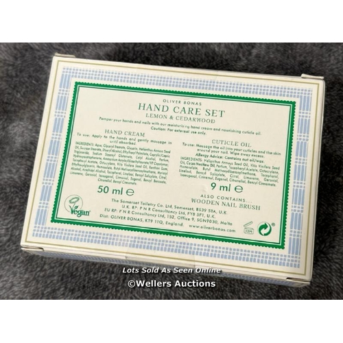 8062 - OLIVER BONAS HAND CARE SET, NEW / T19