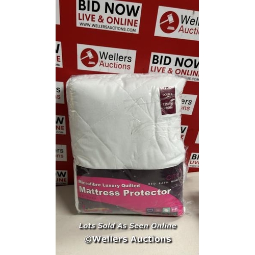 8459 - HYPOALLERGENIC MATTRESS PROTECTOR / SIZE: DOUBLE (4'6) / RRP: 13.99 / C12