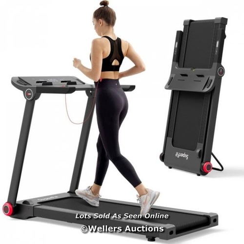 9027 - 1.3HP ELECTRIC FOLDING TREADMILL WITH 12 PROGRAMS