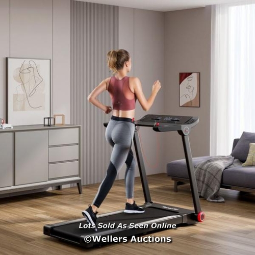 9027 - 1.3HP ELECTRIC FOLDING TREADMILL WITH 12 PROGRAMS