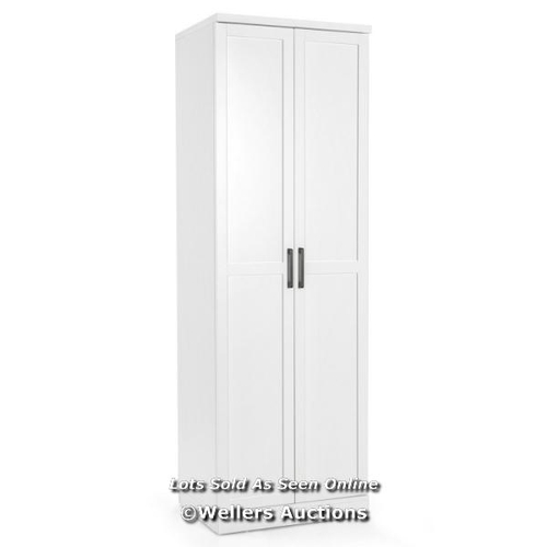 9028 - 70 INCH FREESTANDING STORAGE CABINET WITH 2 DOORS AND 5 SHELVES