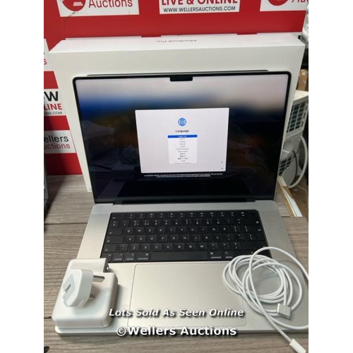 9305 - APPLE MACBOOK PRO, APPLE M2 PRO CHIP 12-CORE CPU, 19-CORE GPU, 16GB RAM, 512GB SSD, 16 INCH IN SILVE... 