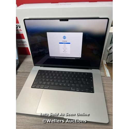 9305 - APPLE MACBOOK PRO, APPLE M2 PRO CHIP 12-CORE CPU, 19-CORE GPU, 16GB RAM, 512GB SSD, 16 INCH IN SILVE... 