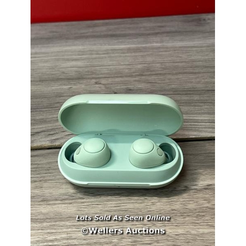 9326 - SONY WF-C700N NOISE CANCELLING IN-EAR HEADPHONES / POWERS UP & CONNECTS VIA BLUETOOTH WITH SOUND / M... 