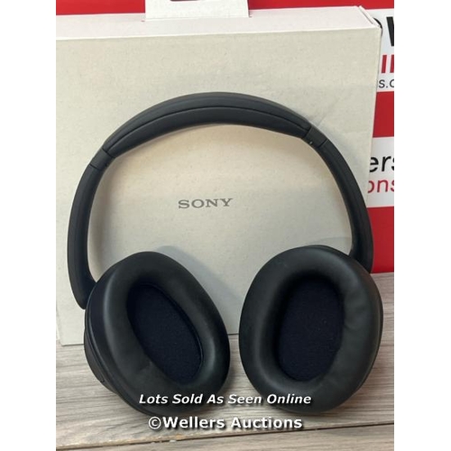 9327 - SONY WHCH720NB NOISE CANCELLING OVEREAR HEADPHONES / POWERS UP & CONNECTS VIA BLUETOOTH WITH SOUND /... 