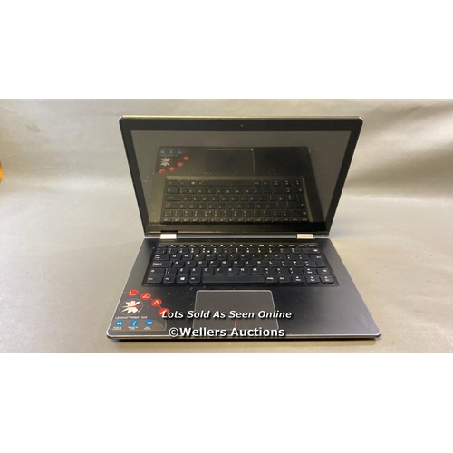 9507 - LENOVO YOGA 510-14AST / HD REMOVED / SN: MP1BJFYX - FAULTY DISPLAY