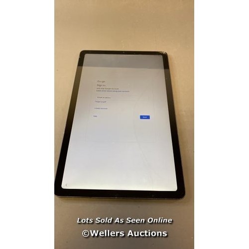 9550 - SAMSUNG GALAXY TAB S6 LITE / SM-P615 / SN: R52R10D7RPY / GOOGLE ACCOUNT UNLOCKED / POWERS UP & RESTO... 