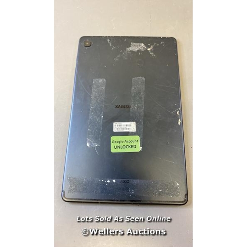 9550 - SAMSUNG GALAXY TAB S6 LITE / SM-P615 / SN: R52R10D7RPY / GOOGLE ACCOUNT UNLOCKED / POWERS UP & RESTO... 