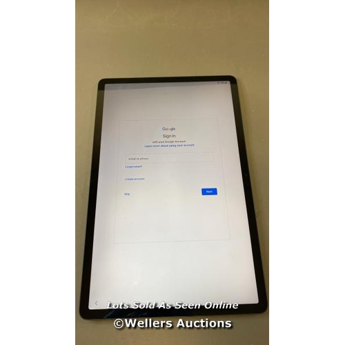 9553 - SAMSUNG GALAXY TAB S7 FE / SM-T733 / 128GB / SN: R52T604G6B / GOOGLE ACCOUNT UNLOCKED / POWERS UP & ... 