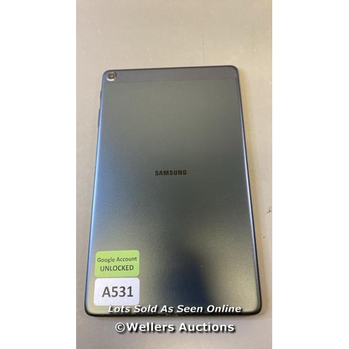 9564 - SAMSUNG GALAXY TAB A 10.1'' (2019) / WI-FI / SM-T510 / SN: R52N91FCZKR / GOOGLE ACCOUNT UNLOCKED / P... 