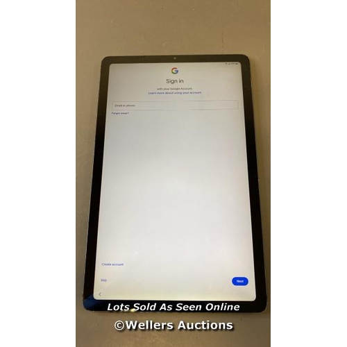 9573 - SAMSUNG GALAXY TAB S6 LITE / SM-P615N / IMEI: 355579424743759 / GOOGLE ACCOUNT UNLOCKED / POWERS UP ... 