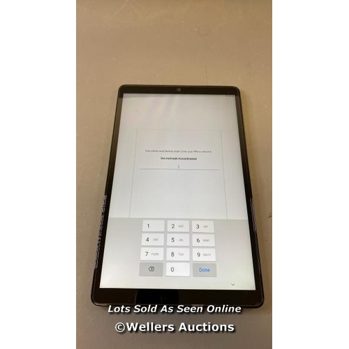 9588 - SAMSUNG GALAXY TAB A 10.1'' (2019) / WI-FI / SM-T510 / SN: R52M90AQF4A / GOOGLE ACCOUNT LOCKED / POW... 