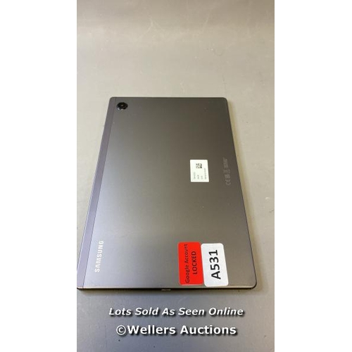 9591 - SAMSUNG GALAXY TAB A8 10.5'' (2021) / WI-FI / SM-X200 / SN: R8YW301PHMF / GOOGLE ACCOUNT LOCKED / PO... 