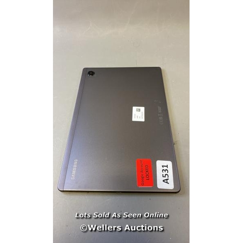 9599 - SAMSUNG GALAXY TAB A8 10.5'' (2021) / WI-FI / SM-X200 / SN: R9YT20AQY5X / GOOGLE ACCOUNT LOCKED / PO... 