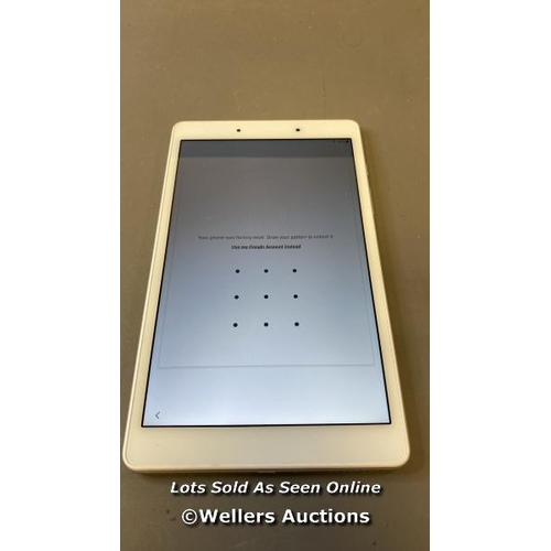 9621 - SAMSUNG GALAXY TAB A 8.0'' (2019) / WI-FI / SM-T290 / SN: R9WNB22GKQJ / GOOGLE ACCOUNT LOCKED / POWE... 