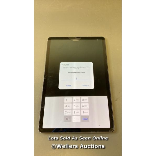 9641 - SAMSUNG GALAXY TAB S6 / WI-FI / 4G / SM-T867 / IMEI: 358799101241581 / GOOGLE ACCOUNT LOCKED / POWER... 