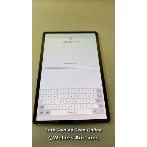 9644 - SAMSUNG GALAXY TAB S7+ / SN: R52R70FQS7E / GOOGLE ACCOUNT LOCKED / POWERS UP & RESTORED TO FACTORY D... 