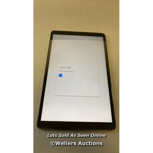 9653 - SAMSUNG GALAXY TAB A 10.1'' (2019) / WI-FI / SM-T510 / SN: R52N90WKDNR / GOOGLE ACCOUNT LOCKED / POW... 