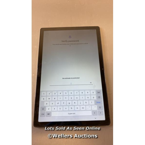 9656 - SAMSUNG GALAXY TAB A8 10.5'' (2021) / WI-FI / 4G / SM-X205 / SN: R9JT303QQKB / GOOGLE ACCOUNT LOCKED... 