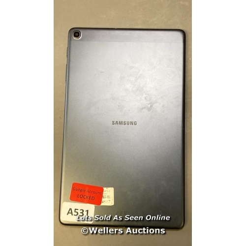 9659 - SAMSUNG GALAXY TAB A 10.1'' (2019) / WI-FI / SM-T510 / SN: R52N70JZRYH / GOOGLE ACCOUNT LOCKED / POW... 