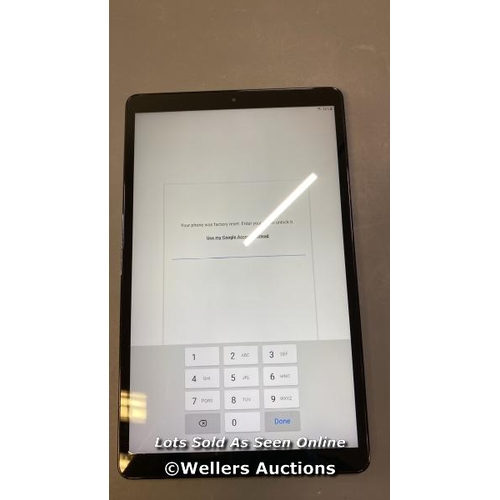 9674 - SAMSUNG GALAXY TAB A 10.1'' (2019) / WI-FI / SM-T510 / SN: R52N10KEN8X / GOOGLE ACCOUNT LOCKED / POW... 