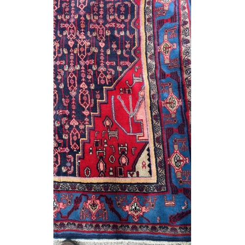 12 - A VINTAGE RUG, DAMAGED - SEE IMAGES, 325 X 212CM / 7655319 / C2