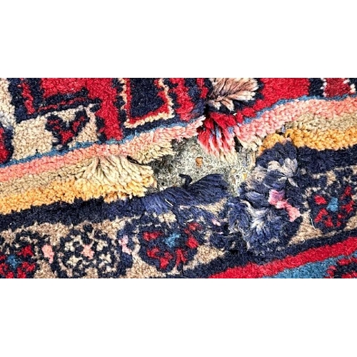 12 - A VINTAGE RUG, DAMAGED - SEE IMAGES, 325 X 212CM / 7655319 / C2