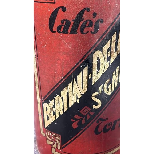 27 - LARGE VINTAGE COFFEE TIN 