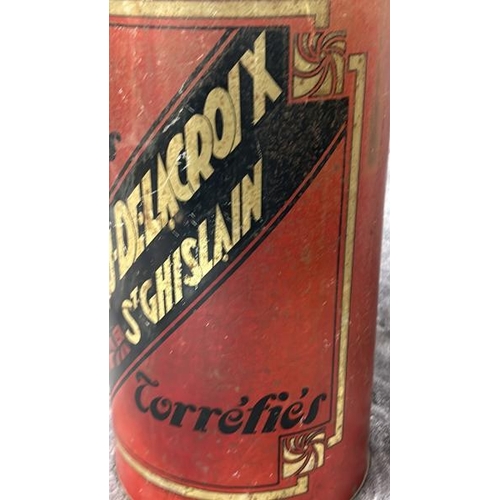 27 - LARGE VINTAGE COFFEE TIN 