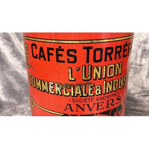 28 - LARGE VINTAGE COFFEE TIN 