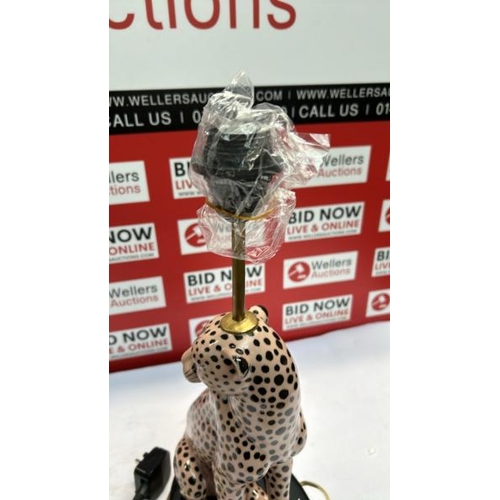 321 - HOUSE OF HACKNEY CHEETAH TOURMALINE LAMPSTAND AW23 QS / RRP: �645 / APPEARS NEW OPEN BOX PLEASE SEE ... 