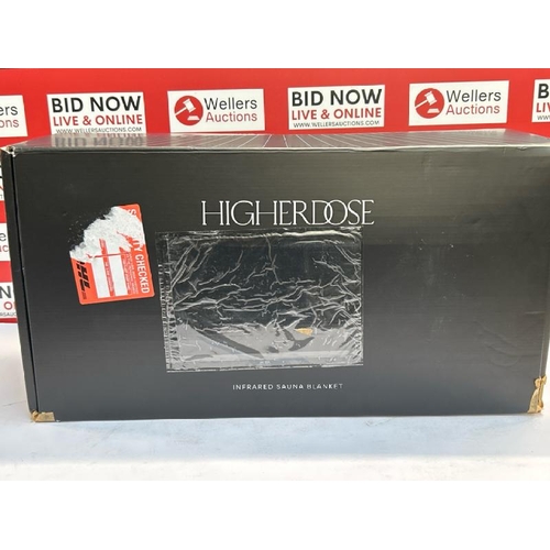 324 - HIGHERDOSE V4 SAUNA BLANKET / RRP: �489 / APPEARS NEW OPEN BOX PLEASE SEE IMAGES  / E78