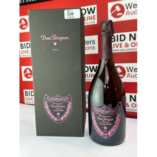 330 - DOM P�RIGNON ROS� VINTAGE 2008 75CL IN GIFT BOX / APPEARS NEW / RRP �395.00 / H71