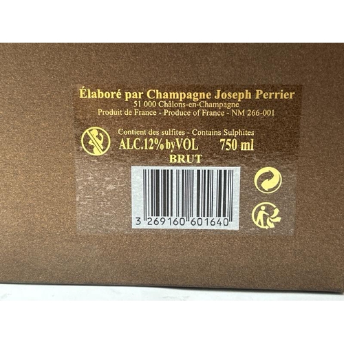 341 - 2008 JOSEPH PERRIER CUVEE JOSEPHINE BRUT WITH ONE CHAMPAGNE FLUTE / PLEASE SEE IMAGES  / H71