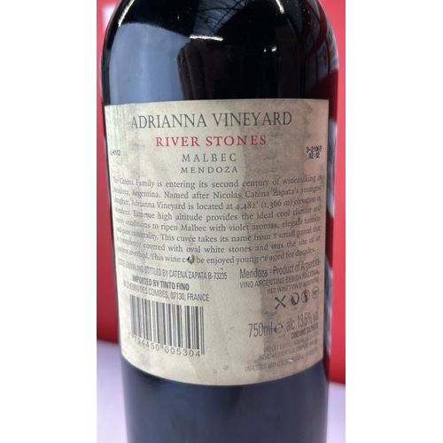 343 - CATENA ZAPATA ADRIANNA VINEYARD RIVER STONES MALBEC / RRP �160.00 / NEW SEE IMAGES  / H72