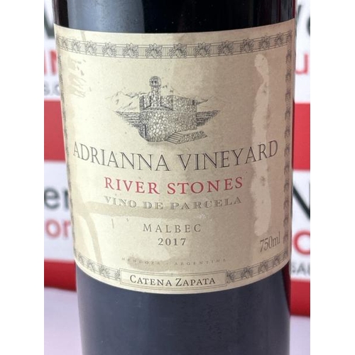 344 - CATENA ZAPATA ADRIANNA VINEYARD RIVER STONES MALBEC / RRP �160.00 / NEW SEE IMAGES  / H72