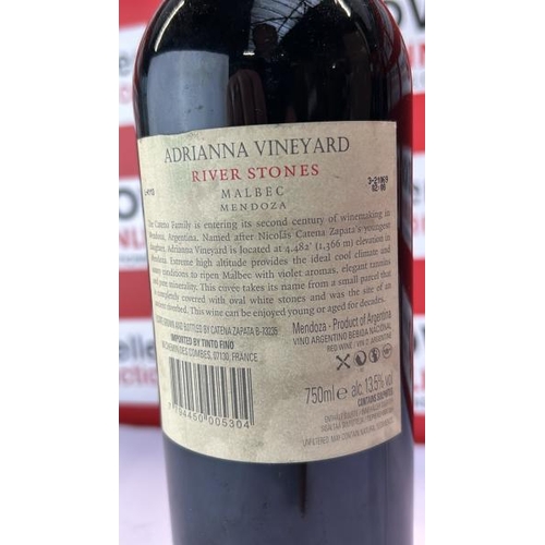 344 - CATENA ZAPATA ADRIANNA VINEYARD RIVER STONES MALBEC / RRP �160.00 / NEW SEE IMAGES  / H72